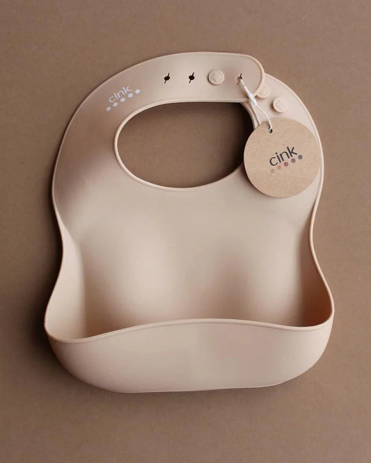 Babero de silicona (disponible en 5 colores)