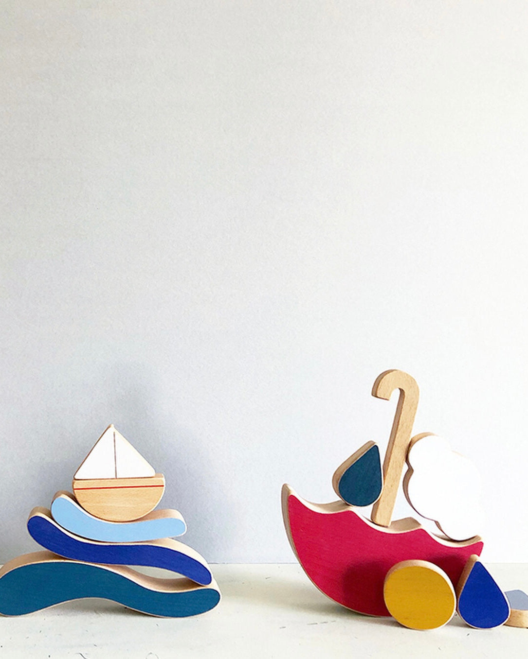 Wooden toy "Boat and waves"