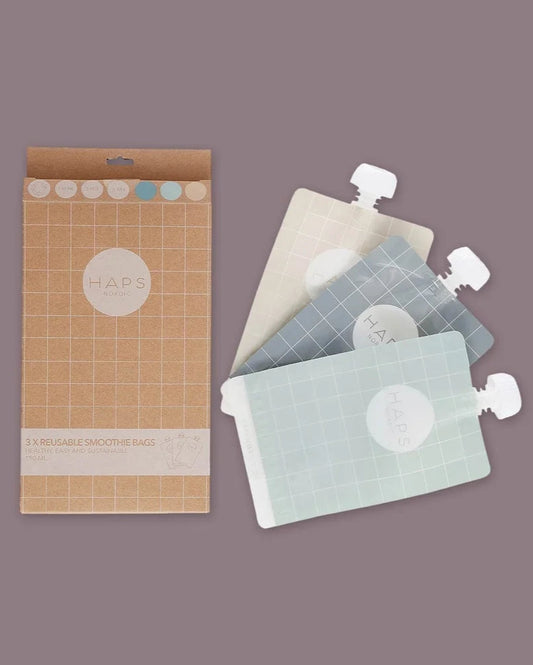 Pack 3 bolsas rellenables para batidos - Kit x 3 u. (disponible en 2 colores)