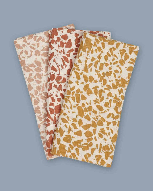 Pack 3 muselinas de algodón orgánico (disponible en 2 colores)