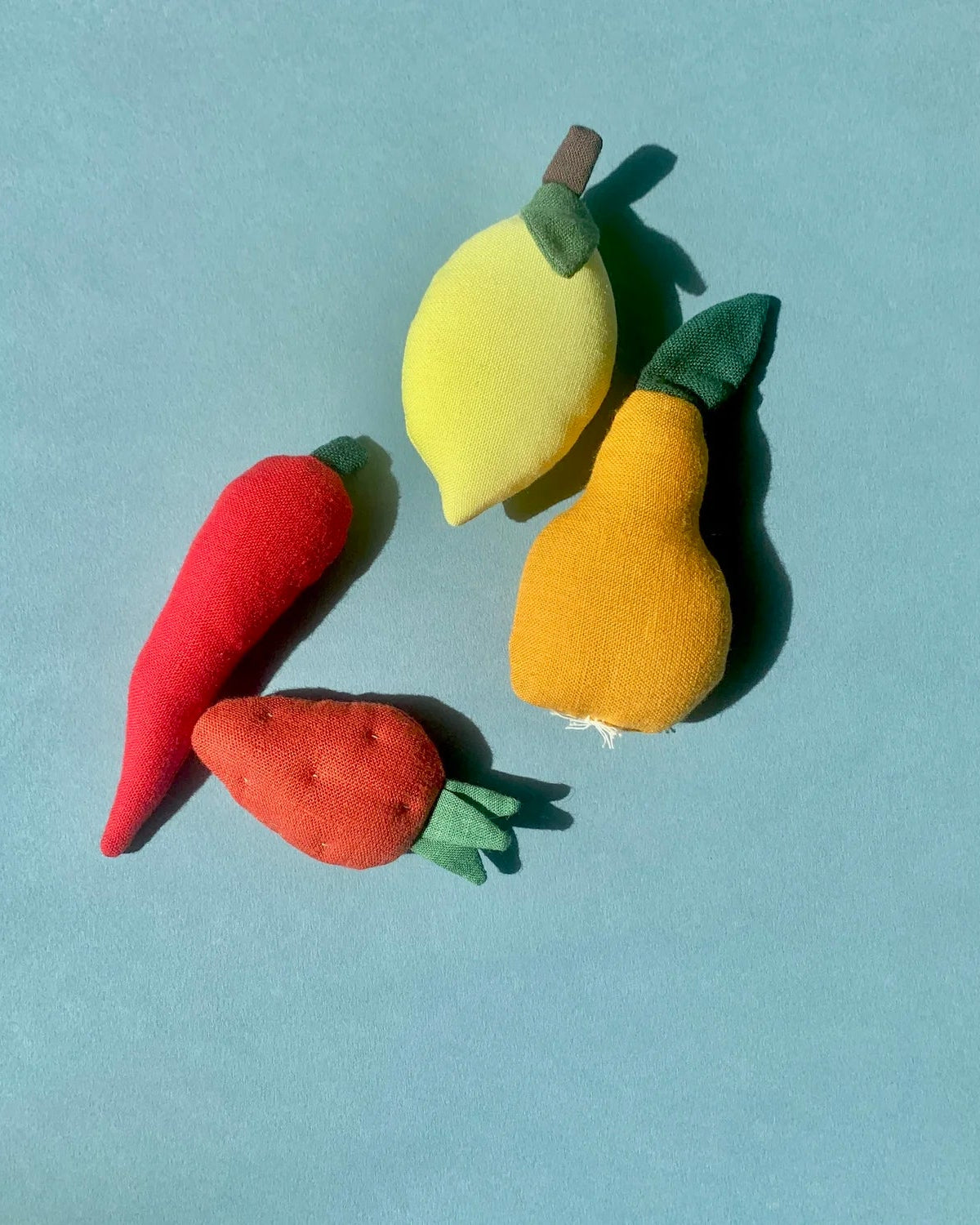 Spicy Fruits fabric toy (4 units)