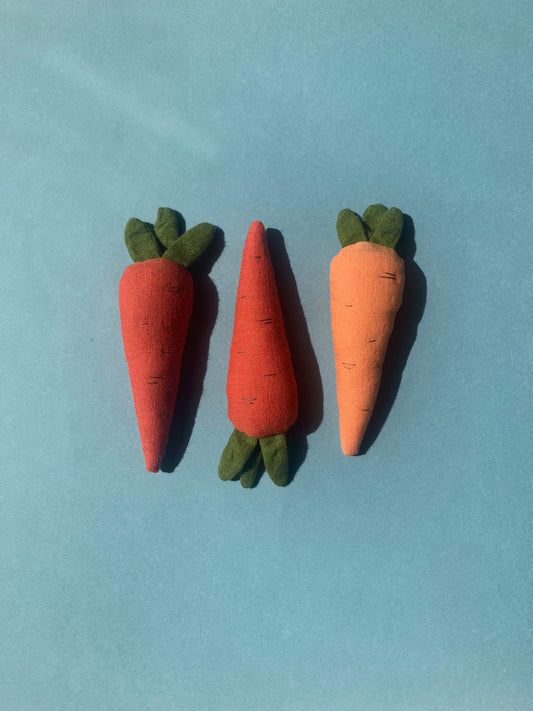 Juguete de tela ZANAHORIA (1 unidad)