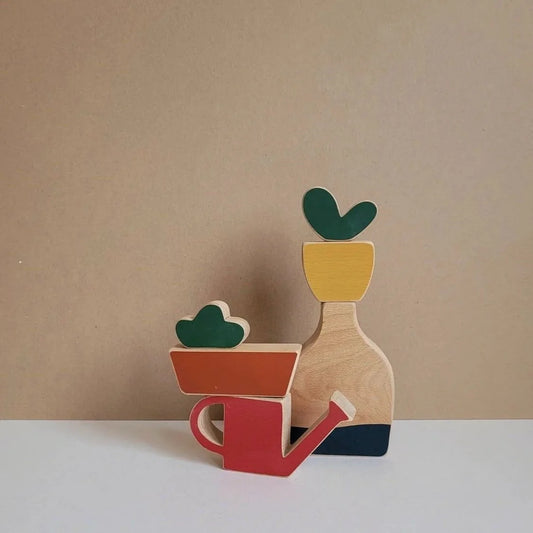 Juguete de madera "EN LA TERRAZA"