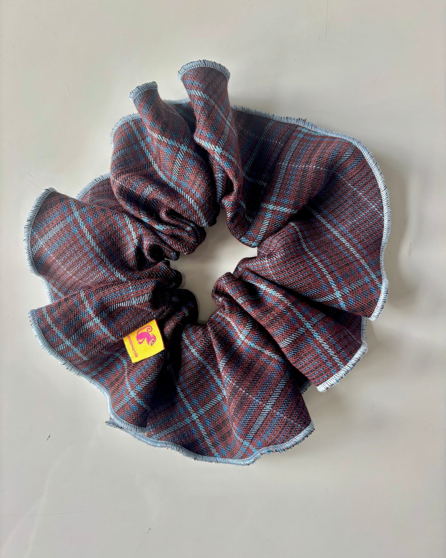 Coletero XL cuadros marrón