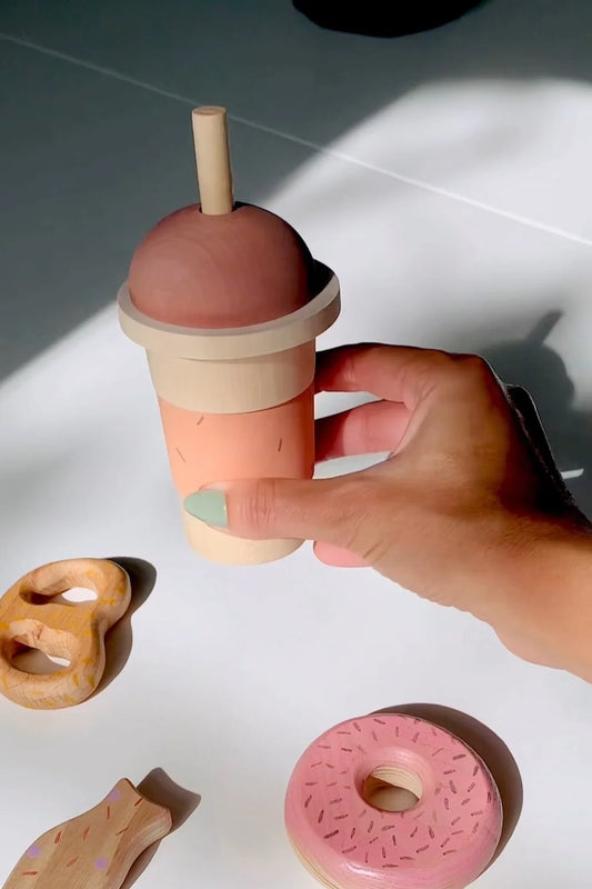 Juguete de madera LATTE CUP