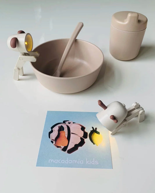 Vajilla de bambú para bebé (disponible en 5 colores)