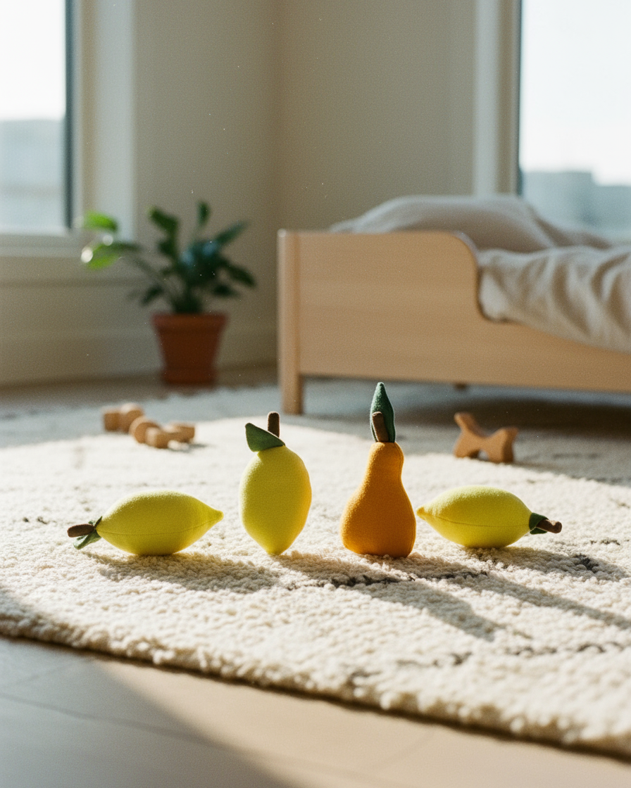 Juguete de lino LIMÓN (1 unidad)