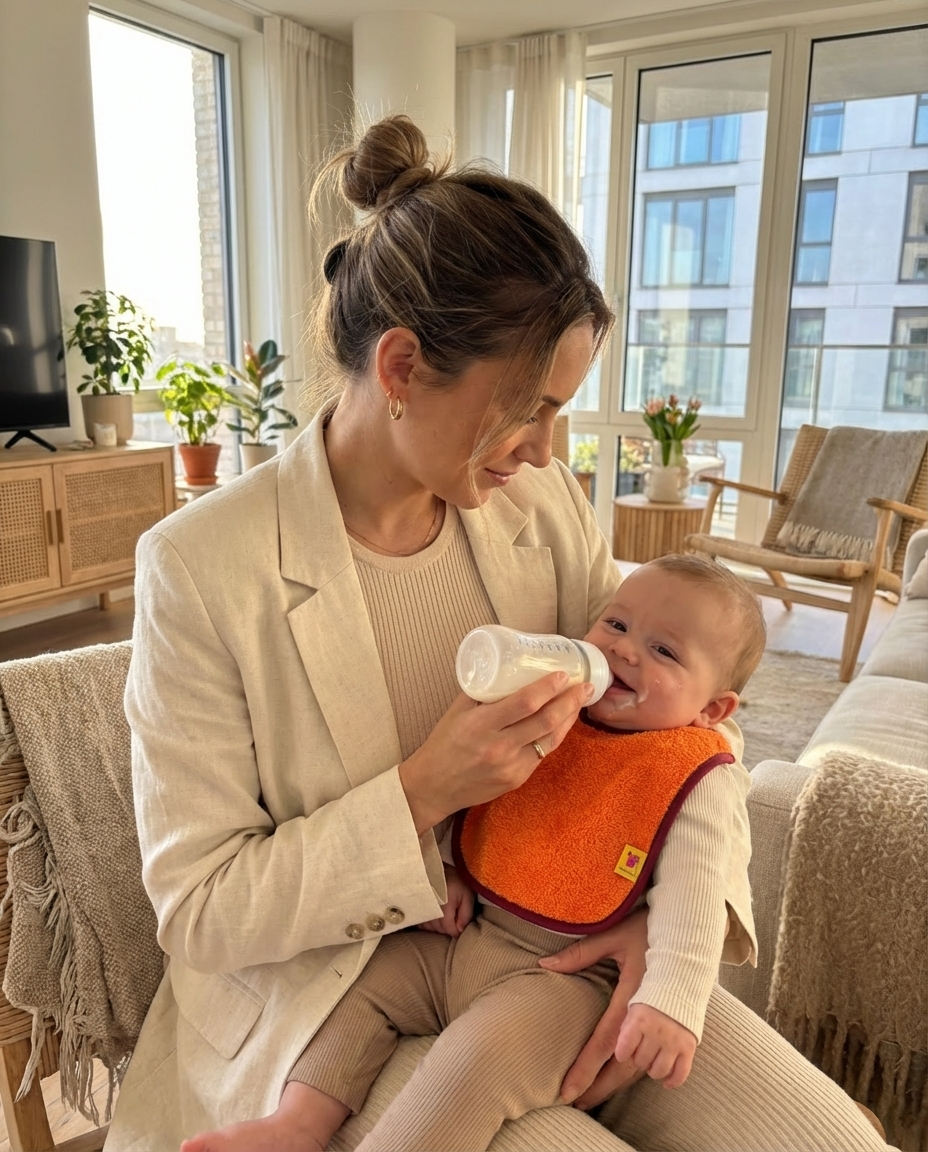 Babero LONDRES rizo taronja