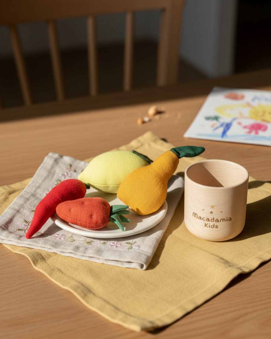 Juguete de tela FRUTAS PICANTES (4 unidades)