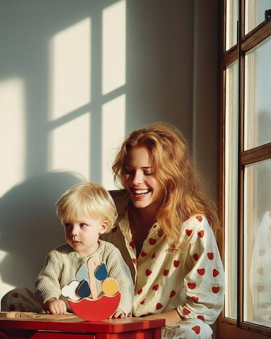 Juguete de madera Paraguas Rojo