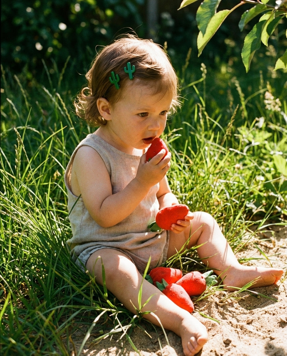 Strawberry linen toy (1 unit)