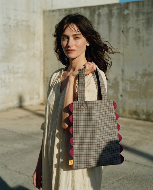 Tote Portobello cuadros caqui