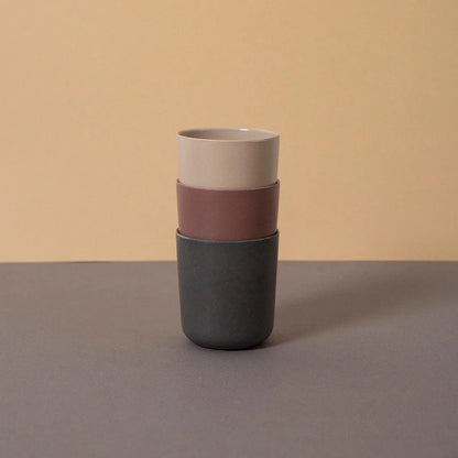 Pack 3 Vasos de bambú (disponible en 2 colores)
