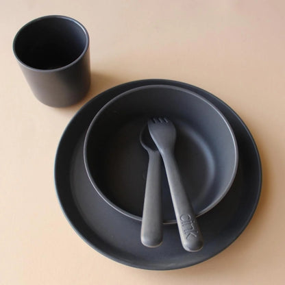 Vajilla de bambú (disponible en 5 colores)