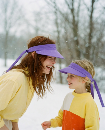 Visor with back bow (available in 2 colors)