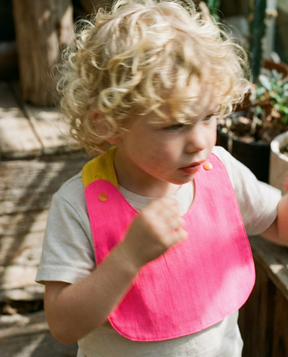 Pitet reversible fúcsia i groc