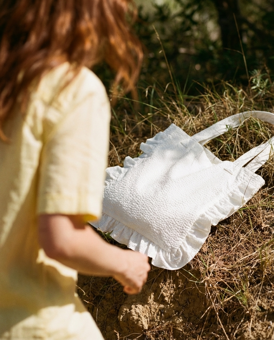 Bossa tote bag amb volants