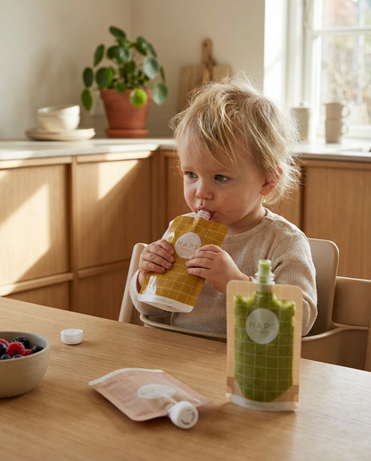 Pack 3 bolsas rellenables para batidos - Kit x 3 u. (disponible en 2 colores)