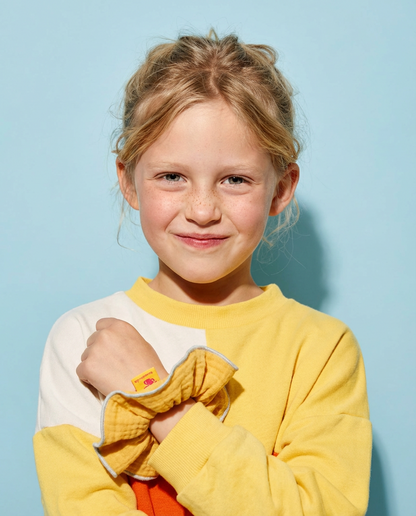 Coletero XL muselina curry