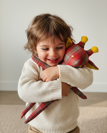 La Jirafa Teodora ROJA grande (disponible en 3 colores)