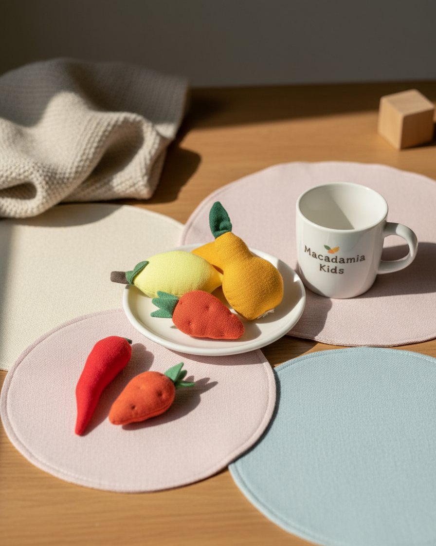 Juguete de tela FRUTAS PICANTES (4 unidades)