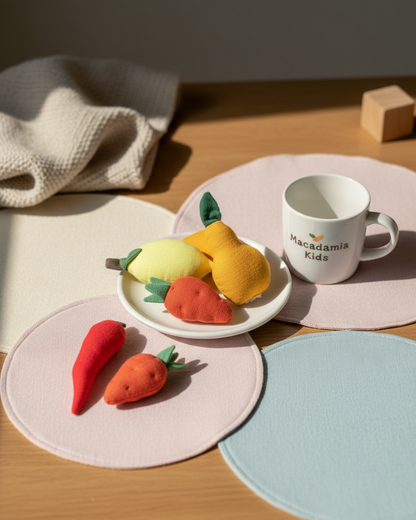 Juguete de tela FRUTAS PICANTES (4 unidades)