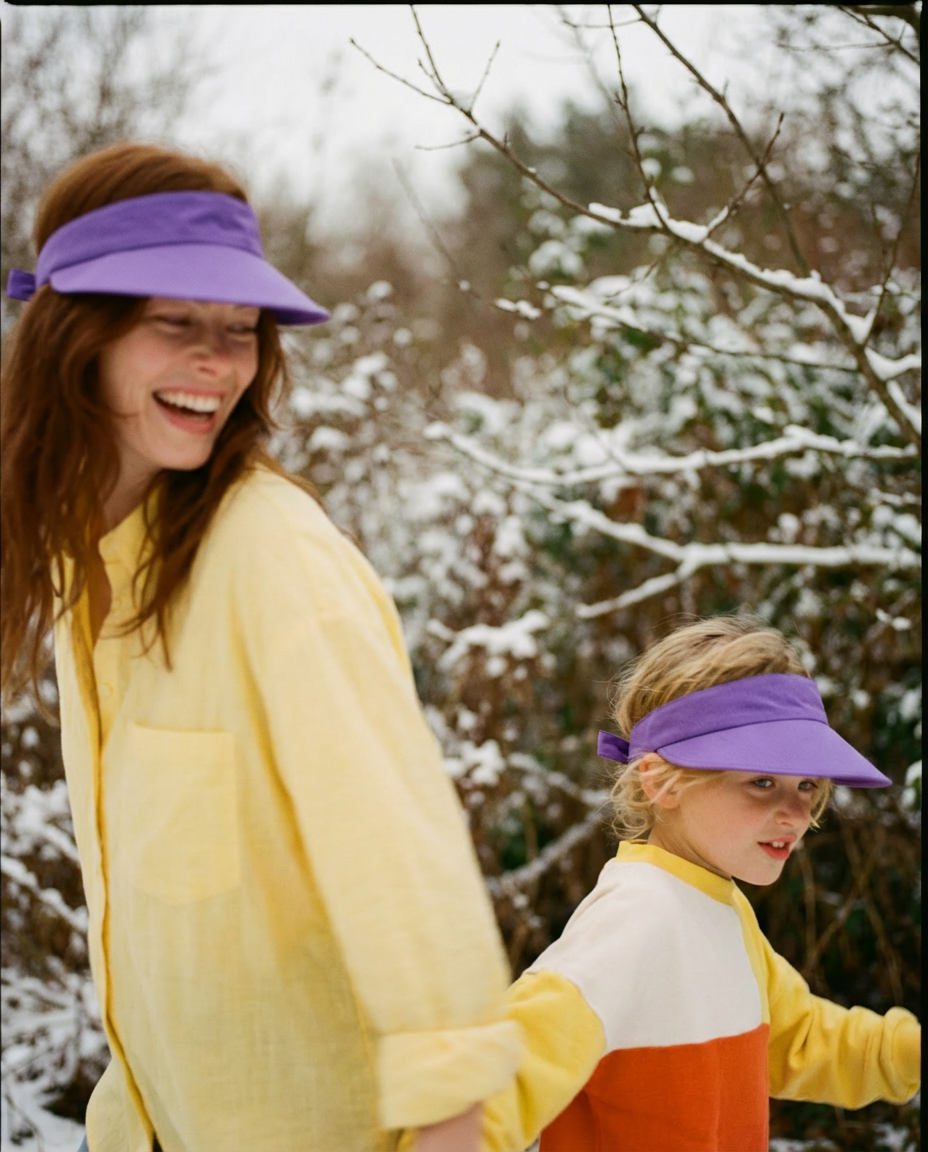 Visor with back bow (available in 2 colors)