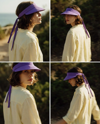 Visera amb llaç del darrere (disponible en 2 colors)