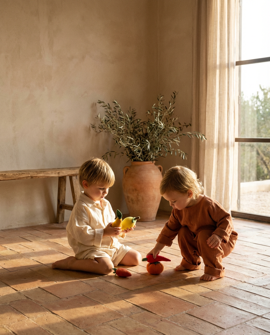 Spicy Fruits fabric toy (4 units)