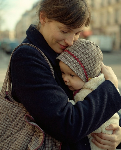 Pack mamá & bebé · Bonnet, bandana, muselina y bolso Copenhagen caqui