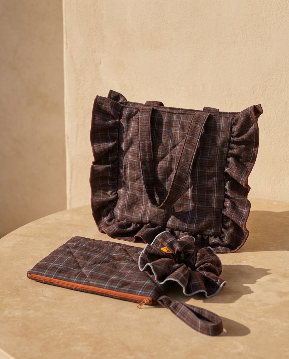 Pack mamá · Bolso, neceser y bandana a conjunto