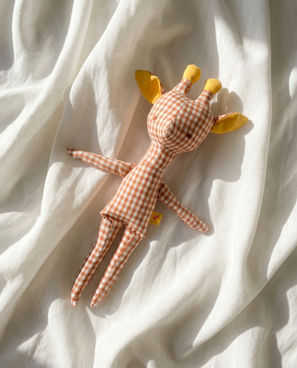 Large Theodora Giraffe – Vichy Special Edition 🦒✨ 