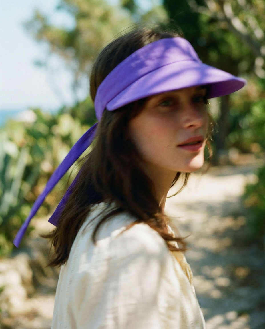 Visera amb llaç del darrere (disponible en 2 colors)