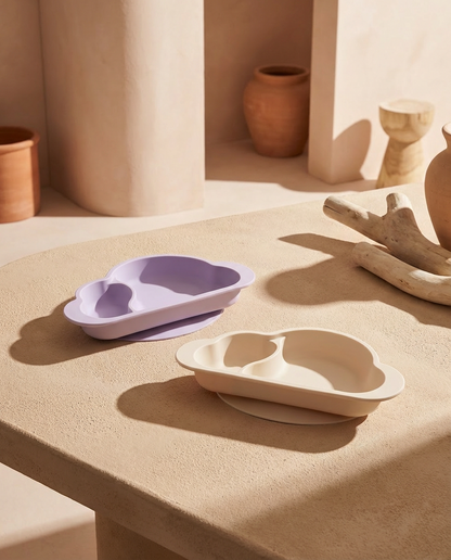 Plato nube de silicona con ventosa (disponible en 3 colores)