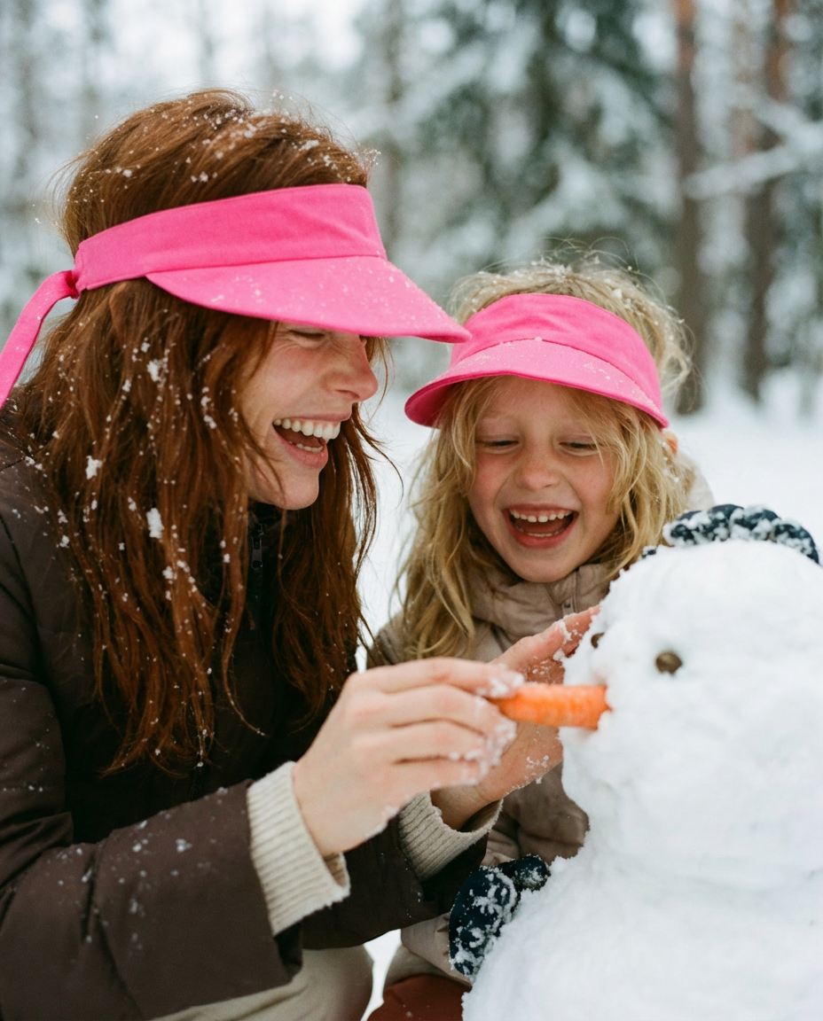 Visera lazo trasero fúcsia
