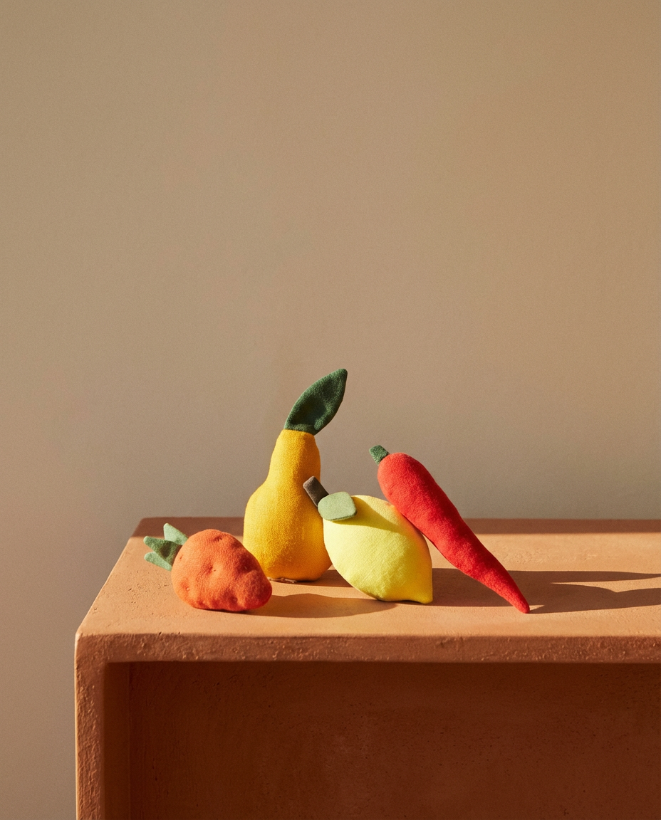 Spicy Fruits fabric toy (4 units)