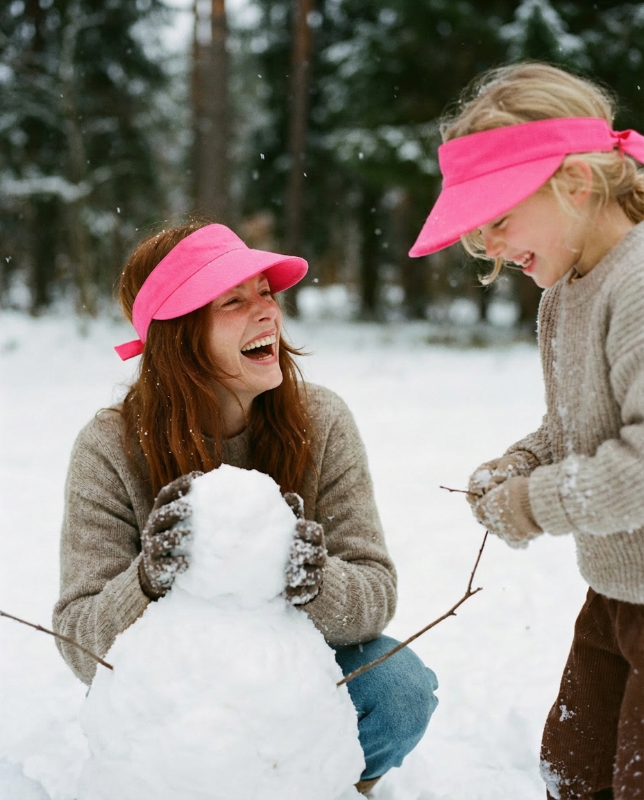 Visera lazo trasero fúcsia