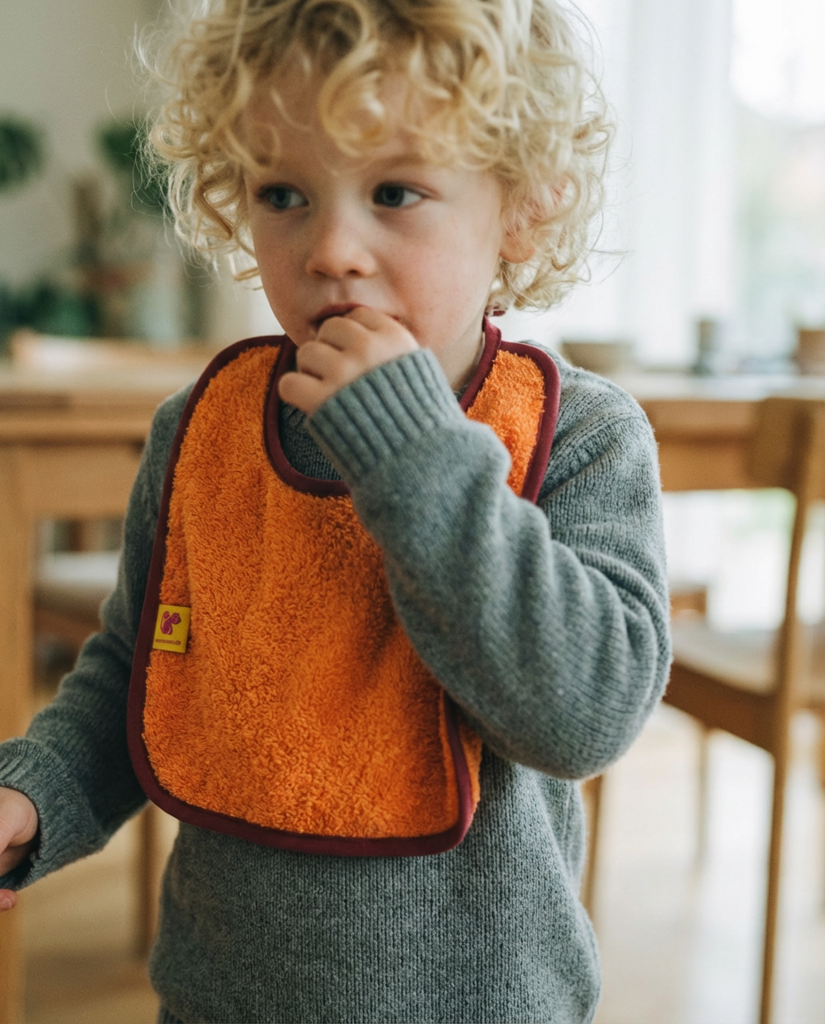 Babero LONDRES rizo taronja