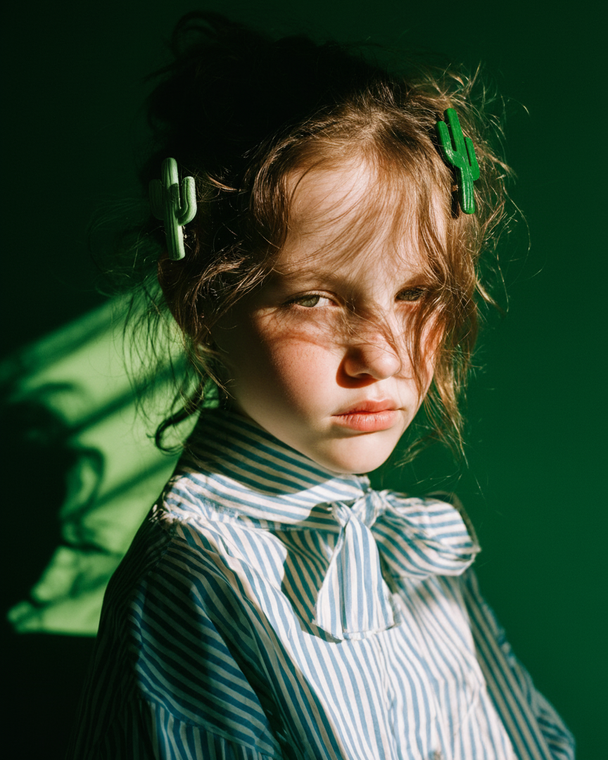 Pinza para el pelo cactus (disponible en 2 colores)