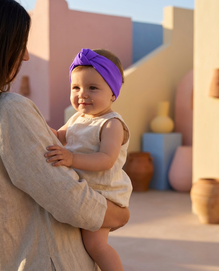 Turbante bebé (disponible en 3 colores)