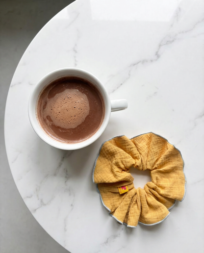 Coletero XL muselina curry