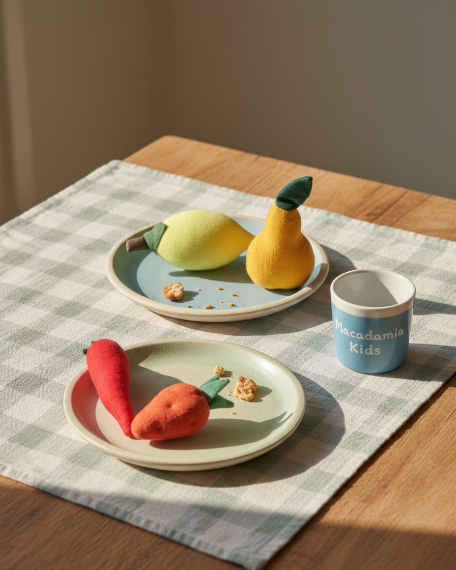 Juguete de tela FRUTAS PICANTES (4 unidades)