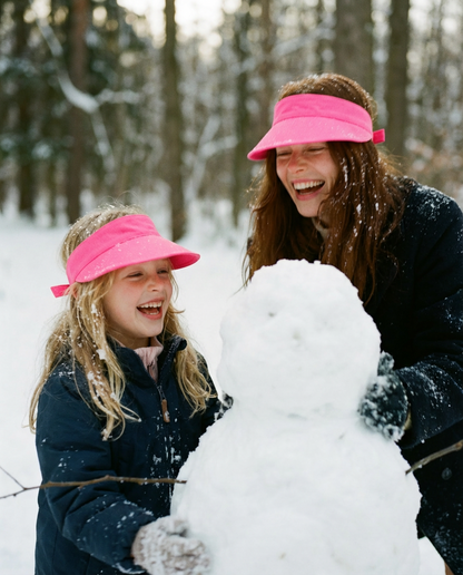 Visera lazo trasero fúcsia