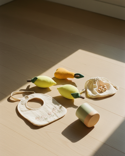 Juguete de lino LIMÓN (1 unidad)