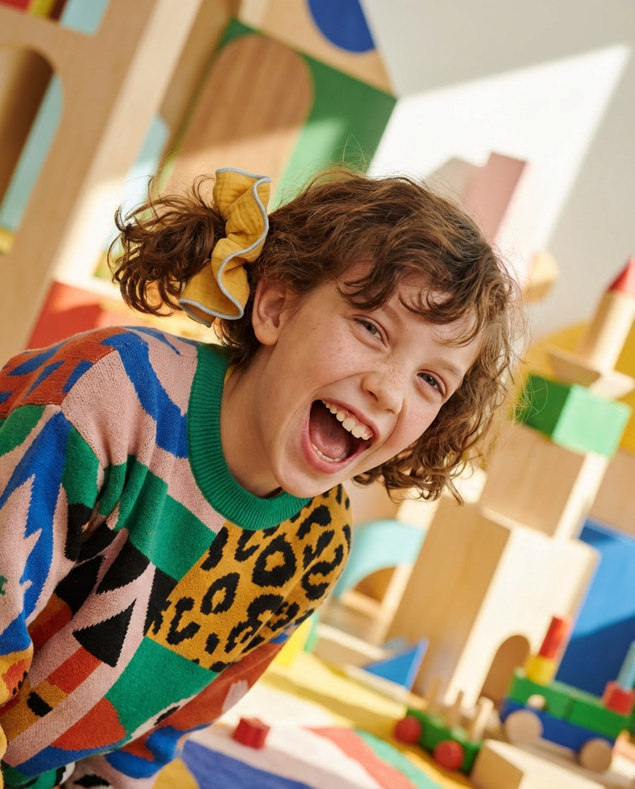 Coletero XL muselina curry