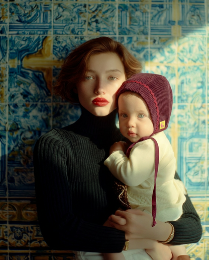 Bonnet bebé pana granate