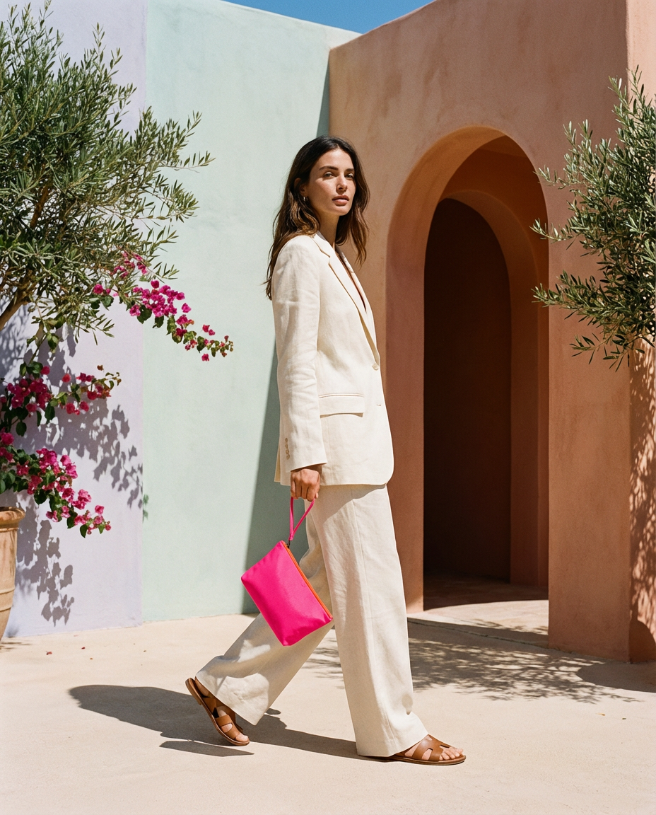 Necesser JULIVERT rosa fúcsia