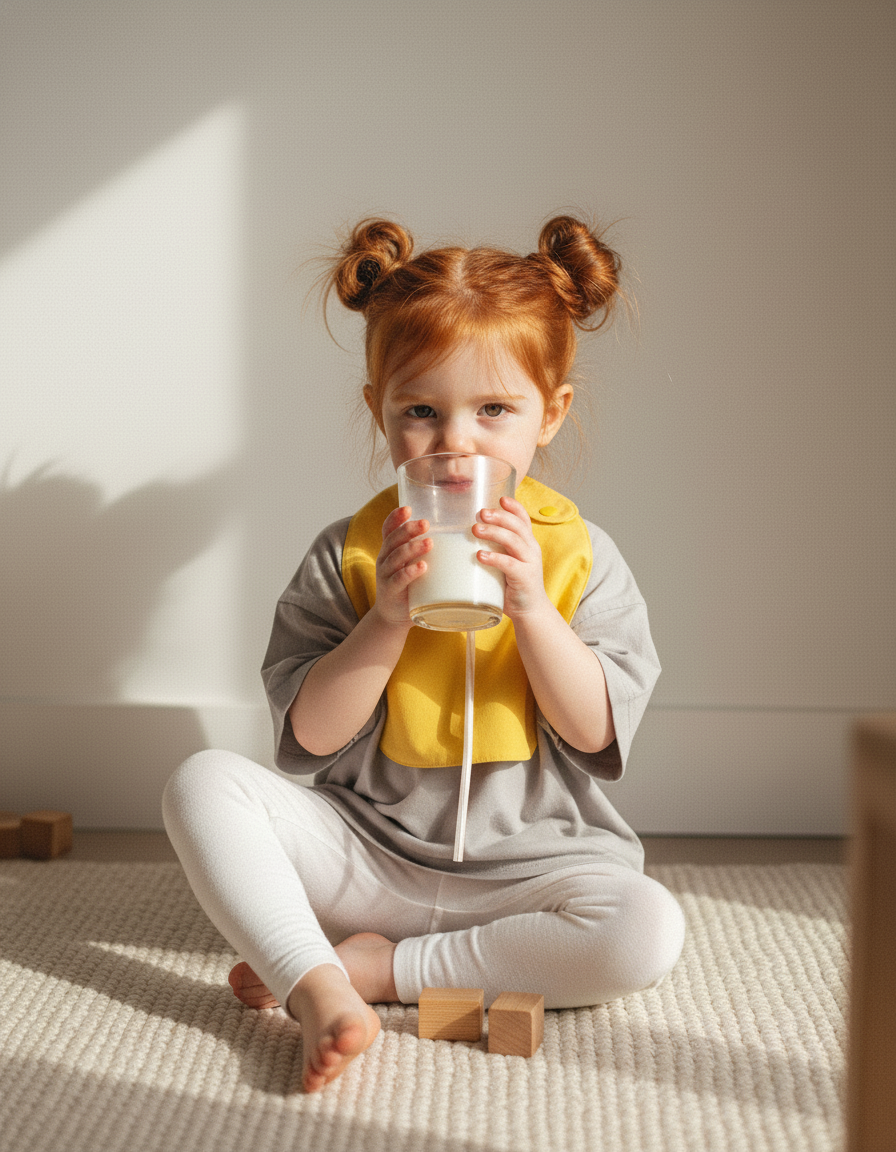 Babero reversible amarillo