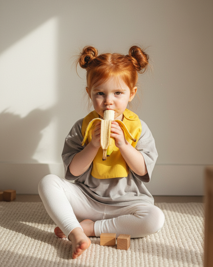 Babero reversible amarillo