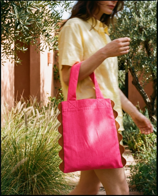 Bolso TEDDY fucsia · Versión mamá